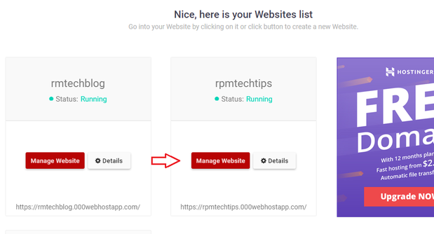 000webhost pointing to your own domain